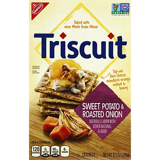 laneygrl's tweet photo. as a triscuit lover i am ENRAGED to learn that sweet potato &amp; vidalia onion triscuit once existed, and i am even more LIVID that they no longer exist. @nabisco, bring them BACK https://t.co/fFAg0Qs6sa