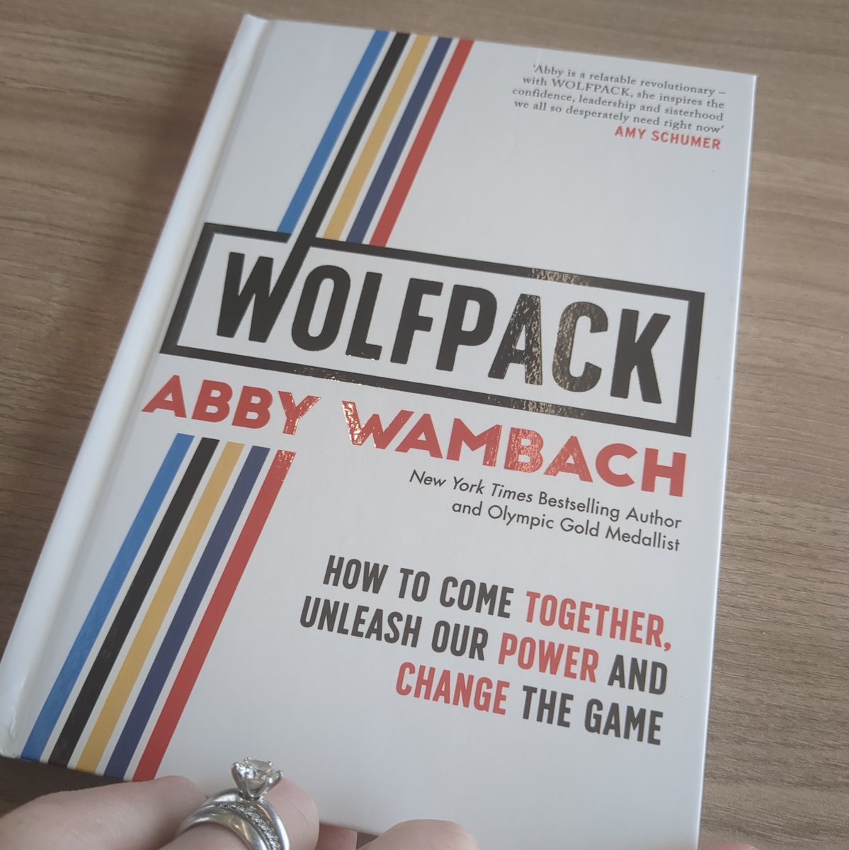 A great little read by @AbbyWambach . @kate84boyle @lanaohara81 made me think of you ladies, along with many other fab females I have the joy to work with. If you've not read it, I think you'd enjoy it! #wolfpack
