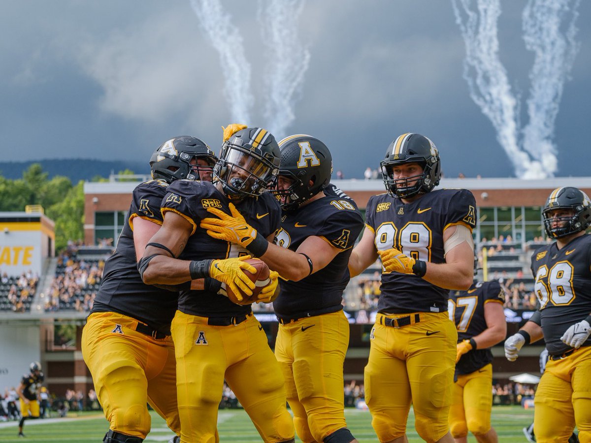 After a great conversation with @CoachRodWest I am blessed to receive an offer from @AppState_FB !