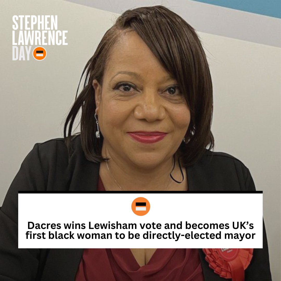 Congratulations to @‌Brenda_Dacres 👏🏾🎉🧡 Announced during the early hours of #InternationalWomensDay, her victory made her the first black woman to win a directly elected mayoral role in the UK. #womenempowerment #womenshistorymonth #BrendaDacres #blackhistory #blackbritish