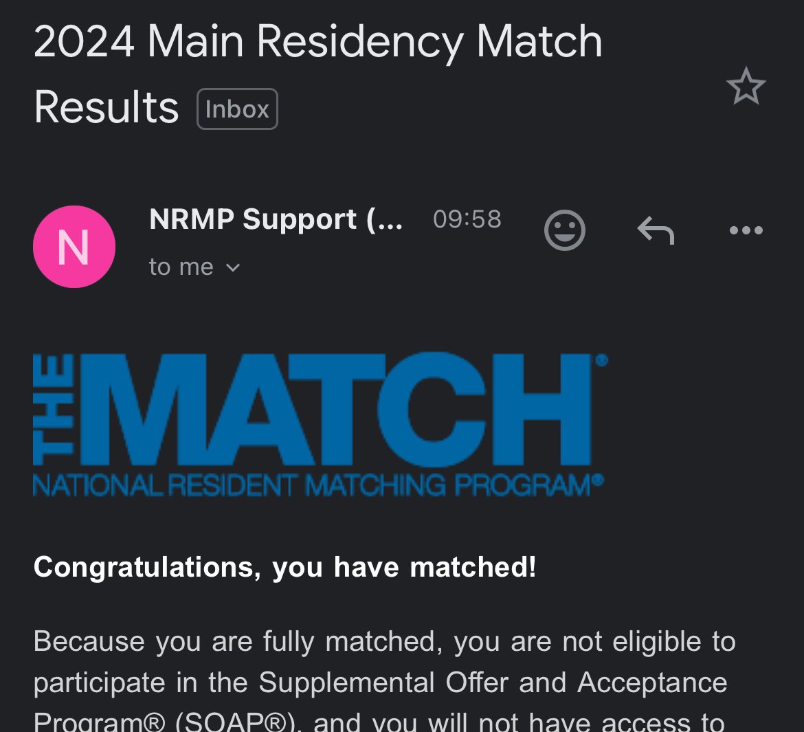 IM GOING TO BE A SURGEON! 🥳🔪

#gensurgmatch2024 #match24 #pgy0 @TheNRMP @Inside_TheMatch @AmCollSurgeons