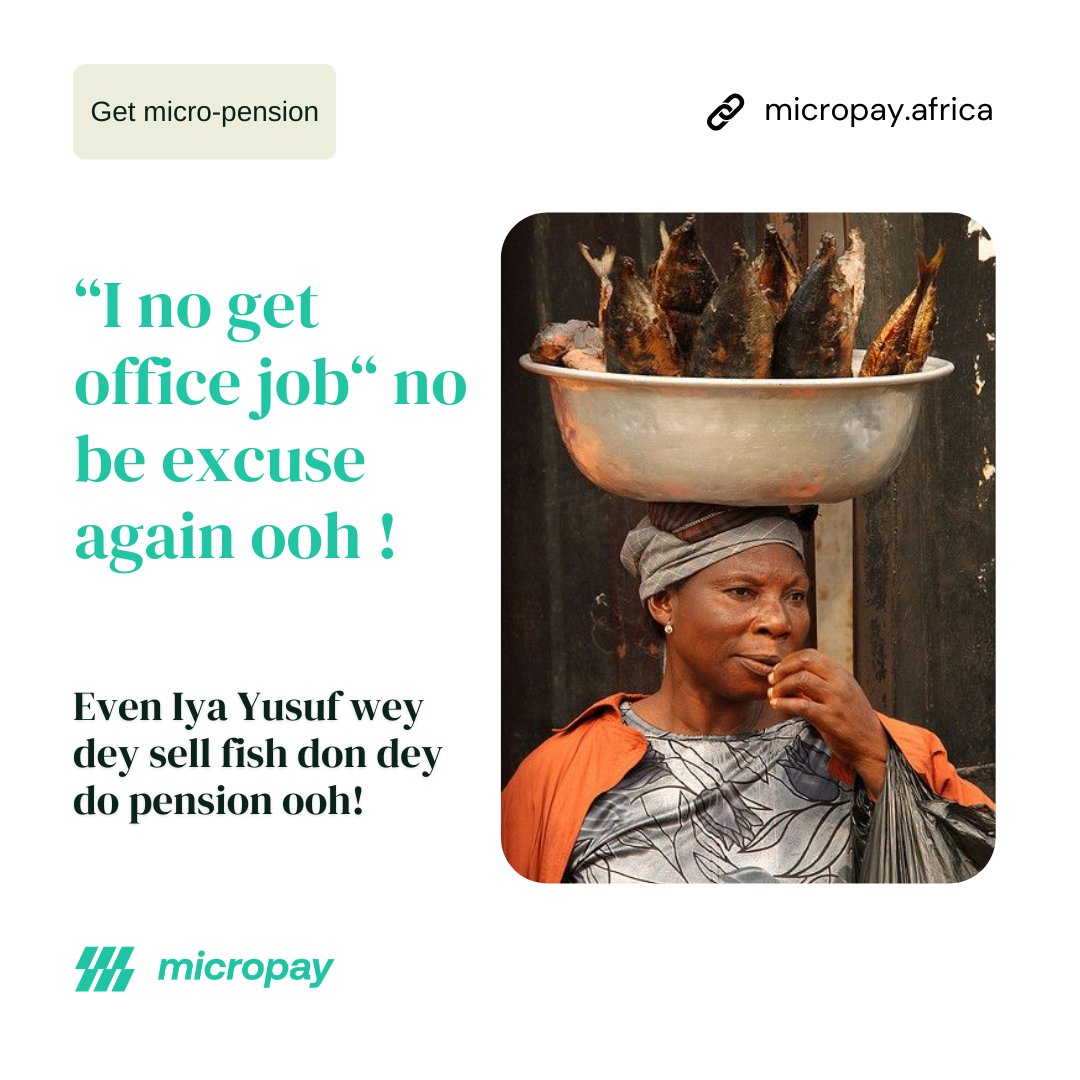 Micro pension is  for the self employed.
Get started today t.ly/OMCE