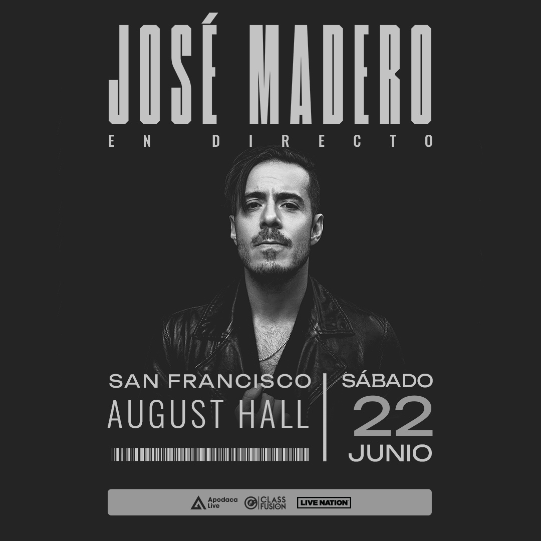 just announced! @jose_madero is coming to sf on 6/22 🖤 tickets on sale this friday at 10am!
