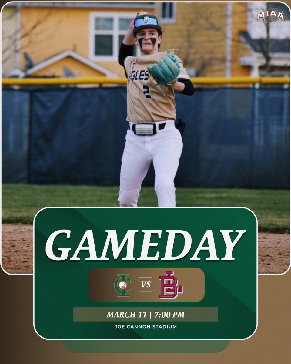 Gameday! 

Baseball will host Boys Latin at Joe Cannon Stadium at 7:00pm. 

Go Eagles! 
#Creek
#ProtecttheNest