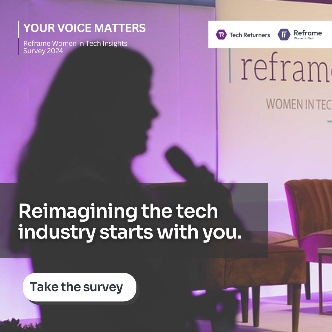 #TechIndustry! Your voice matters in making our sector more inclusive. @techreturners Breaking Barriers report revealed challenges, it's time to give your insights to shape a diverse, equitable tech world. 📢 Share your thoughts by clicking the link forms.gle/vQxAC3hXaous5t…
