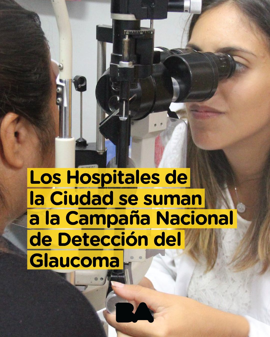 BA Salud on X: "El glaucoma es una enfermedad asintomática que daña el  nervio óptico y produce la pérdida progresiva de la visión. Por eso es tan  importante su diagnóstico a través