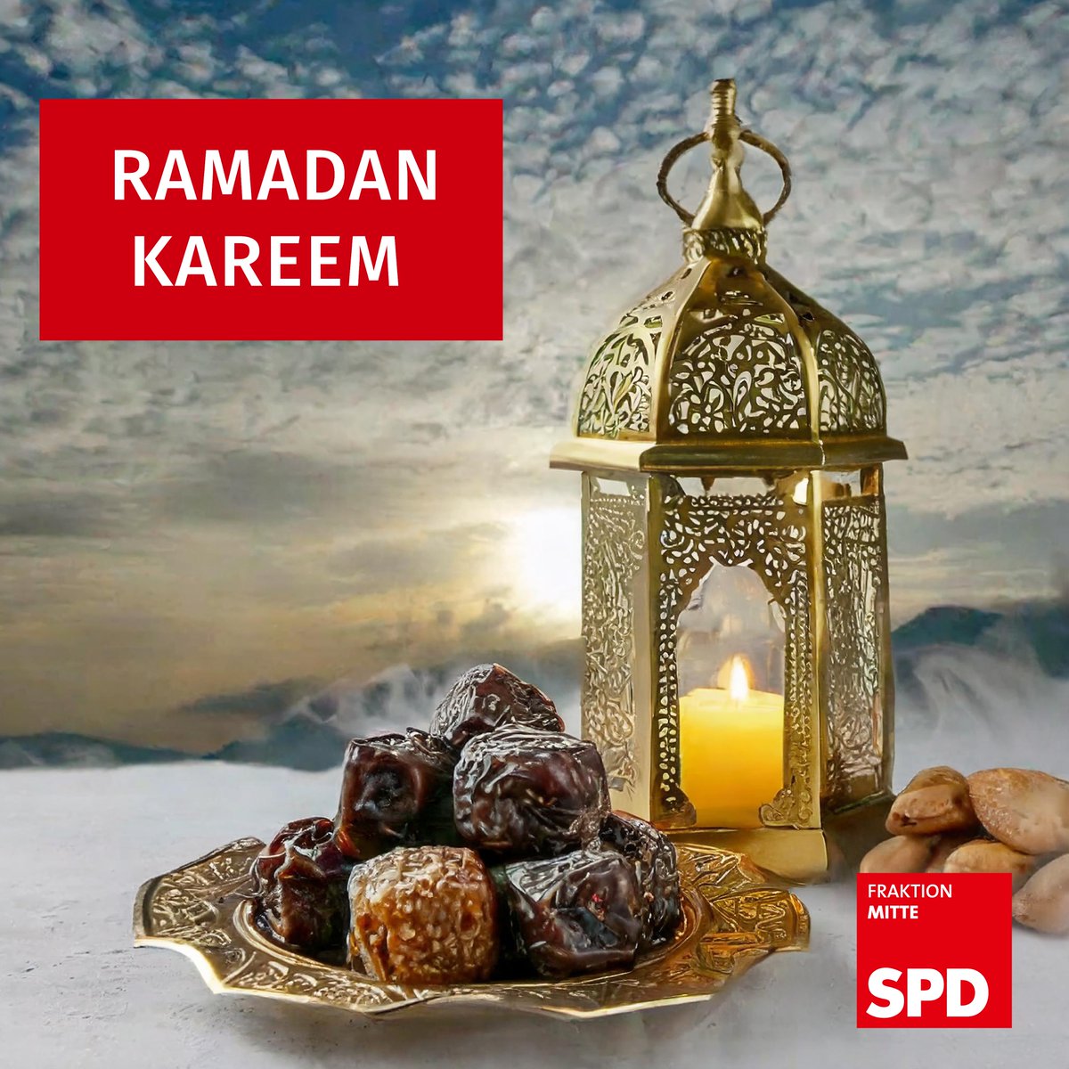 Gestern hat der #Ramadan begonnen. Wir wünschen allen Menschen muslimischen Glaubens in unserer #Mitte einen frohen Fastenmonat. #RamadanMubarak #RamadanKareem #bvvmitte