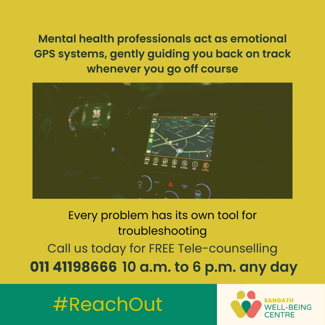 Need troubleshooting for life's challenges? Counselling is the ultimate tool! Access free tele-counselling today by calling our toll-free number, 011 41198666. Available daily from 10 am to 6 pm in English, Hindi, Marathi, Konkani, and Tamil. Spread the word!#share #reachout