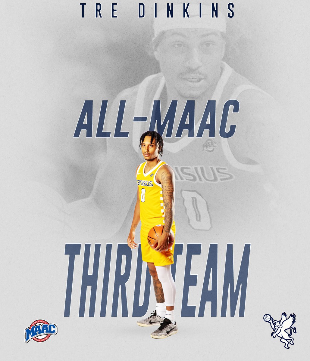 One of two players in #MAACHoops to rank in the top-10 in scoring average and assists per game average - <a href="/_Treyski/">CH0SEN</a> has earned All-MAAC Third Team honors.

Congrats, Tre.

#Griffs