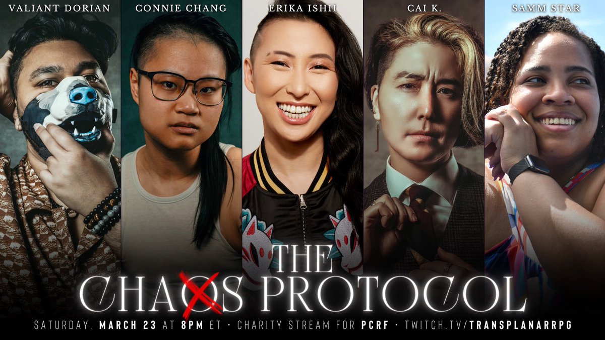❌ CHAOS CHARITY STREAM! ❌ We are thrilled to announce that the one and only @erikaishii will be joining us in two weeks for a special CHAOS CHARITY STREAM benefiting @ThePCRF! Join us on Saturday, March 23rd at 8pm ET for this very special episode. Mark your calendars. 🌸