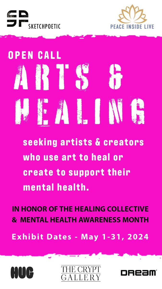 Excited to share that I will be curating an Arts & Healing Exhibit in partnership with @peaceinsidelive and @crypt_gallery on @thehugxyz 🖼️ The Arts & Healing showcase will take place at The Crypt Gallery at @DreamDWTN and @DreamHollywood from May 1 - 31 with an opening…