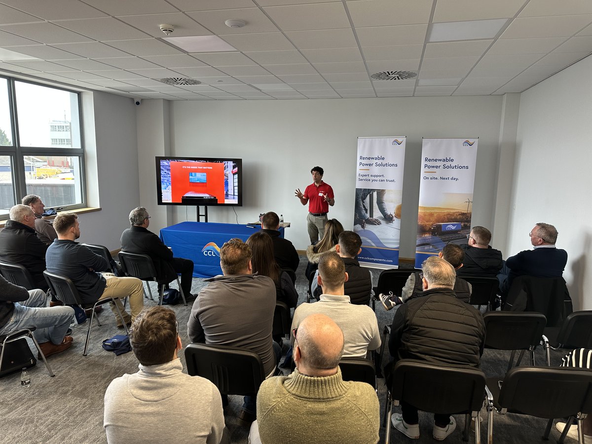 A warm thank you to @cclcomponents and to all attendees of the CCL Technology Day in Leicester, UK, last week. We appreciated the interest in the BYD BatteryBox storage solutions and the inspiring dialogues with the attendees.
#energystorage #byd #batterybox #batterystorage