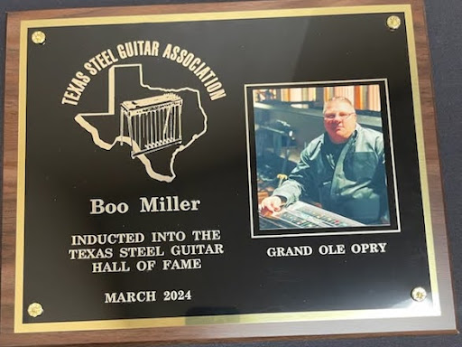 It was a grand night for all of us at the Texas Steel Guitar Hall of Fame awards when our very own Al “Boo” Miller was inducted Saturday, March 9th, 2024 in Irving, TX. Read more and see photos in the news. #SteelGuitar #halloffame #realcountrymusic genewatsonmusic.com/texas-steel-gu…