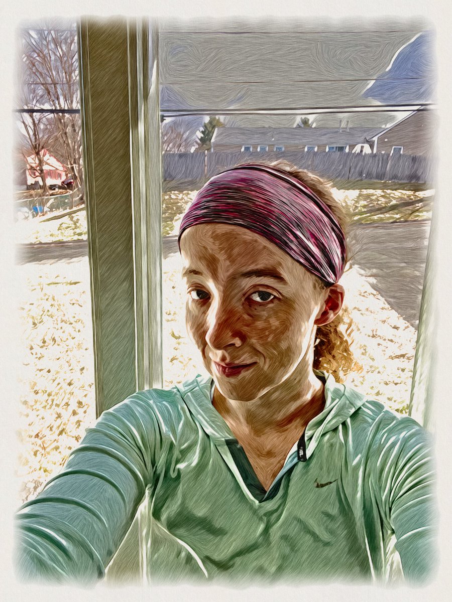 Below freezing + wind = Indoor cardio & upper body workout this morning. “It does not matter how slowly you go as long as you do not stop.”- Confucius. #adaptiveathlete #EssentialTremor #Monday #workout #fitlife #FitnessMotivation