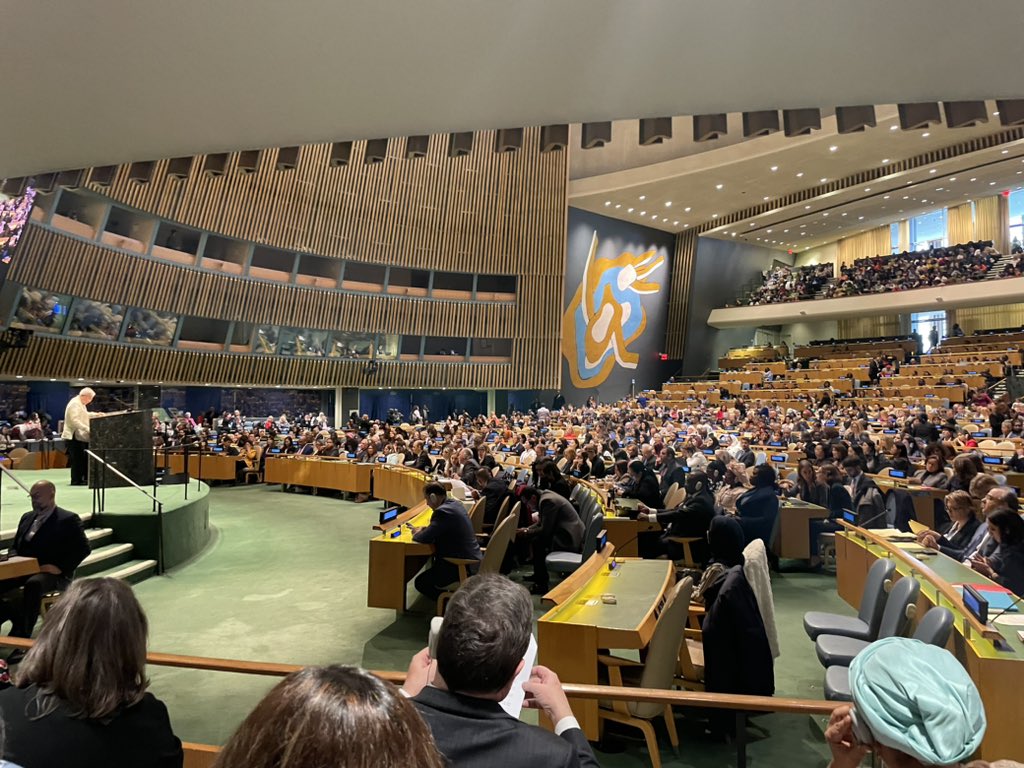 It is always exciting and a privilege to be at the opening of #CSW68 one more year. This time, the topic of #poverty, strengthening institutions, and #financing is the core of #UNDP’s work. At the heart of our concerns are the million of women fighting for their lives.
