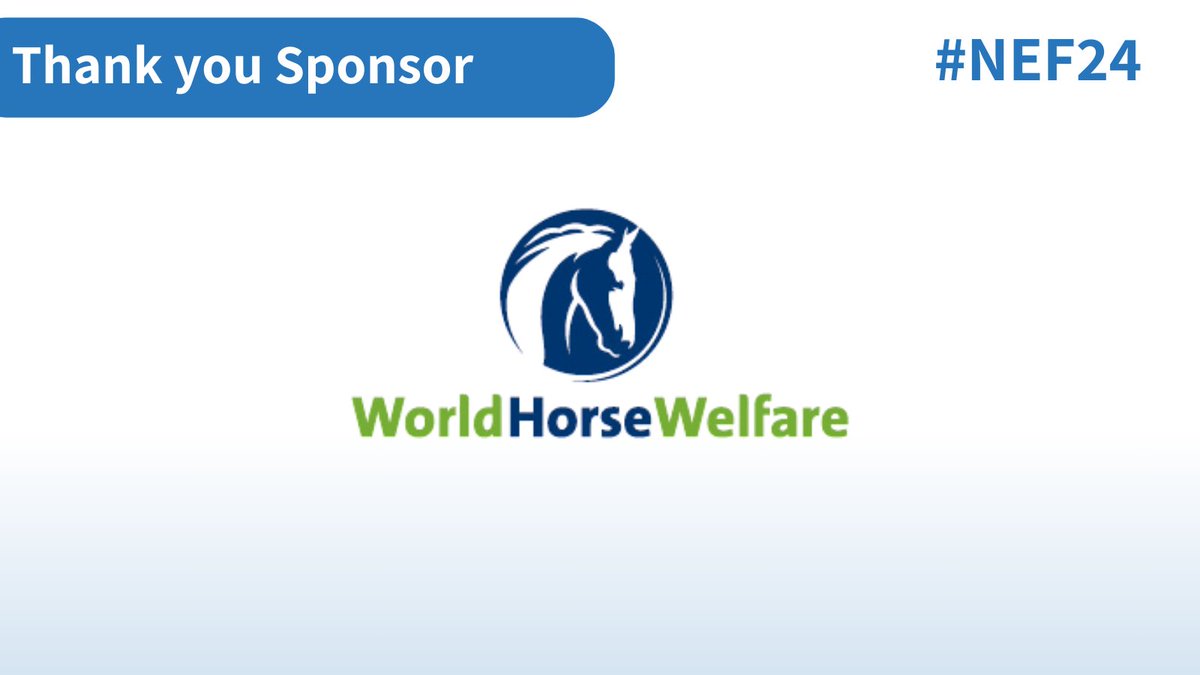 Thank you @HorseCharity, sponsors of #NEF24