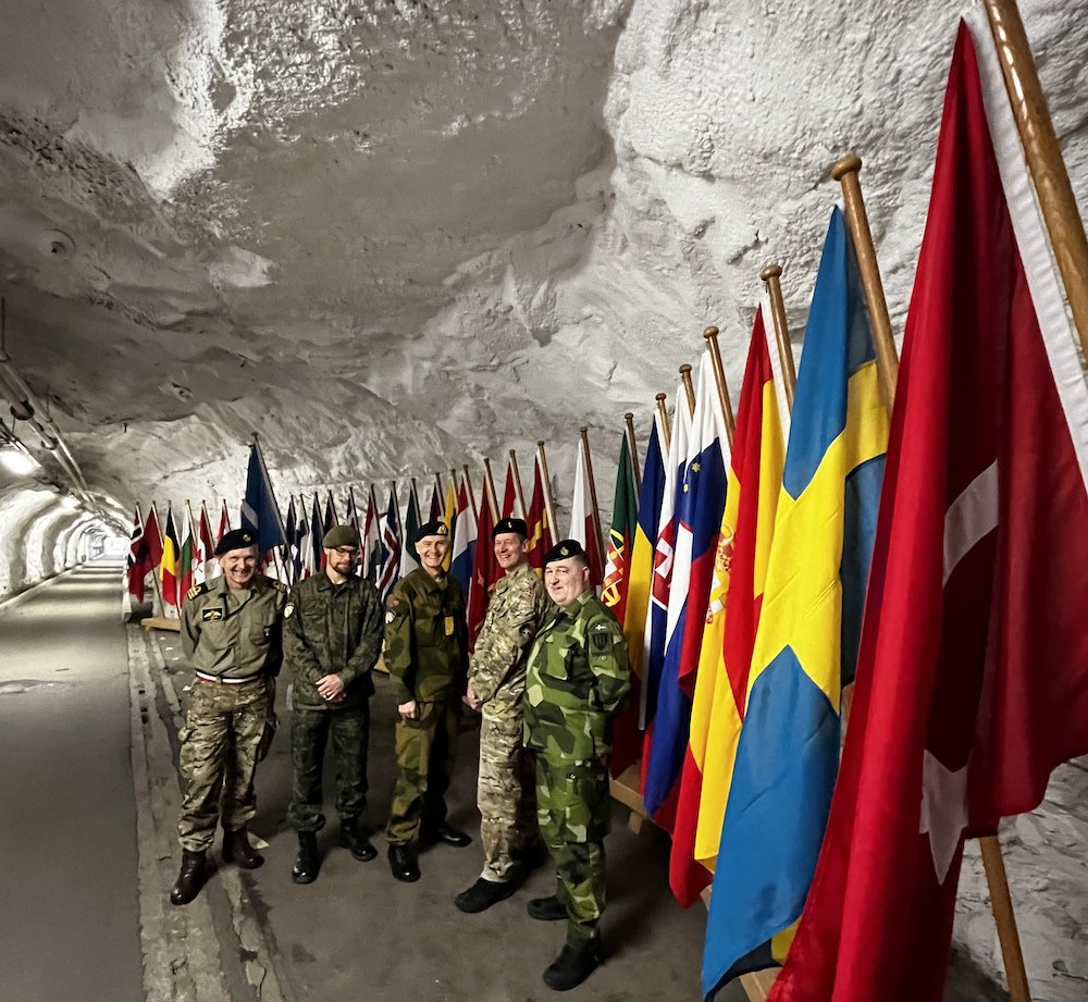 The Swedish flag was raised all across #NATO today. At the Norwegian Joint HQ in Bodø, the flag of #Sweden was included among the flags yesterday, with the official flag-raising ceremony today. We are happy to welcome our Swedish sisters and brothers to the Alliance! #WeAreNATO