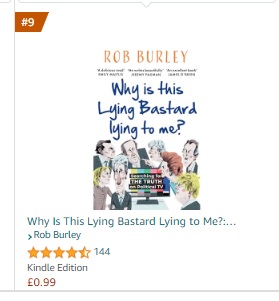 Top 10 on Amazon Kindle! Why is this Lying Bastard lying to me?