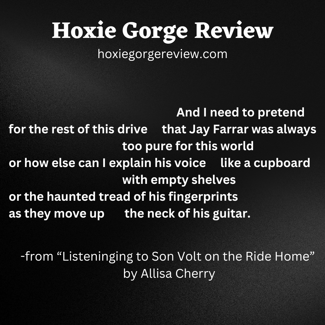 HoxGorgeReview's tweet photo. Read the whole poem by Allisa Cherry in Issue VIII on our website now!
#litmag #litjournal #poet #poem #poetry #freeverse #sonvolt #music #longdrives https://t.co/WNQD2OirHl