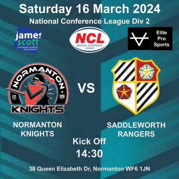 Up next, a return to The Graveyard. @OfficialNCL Division 2 @NormantonARLFC