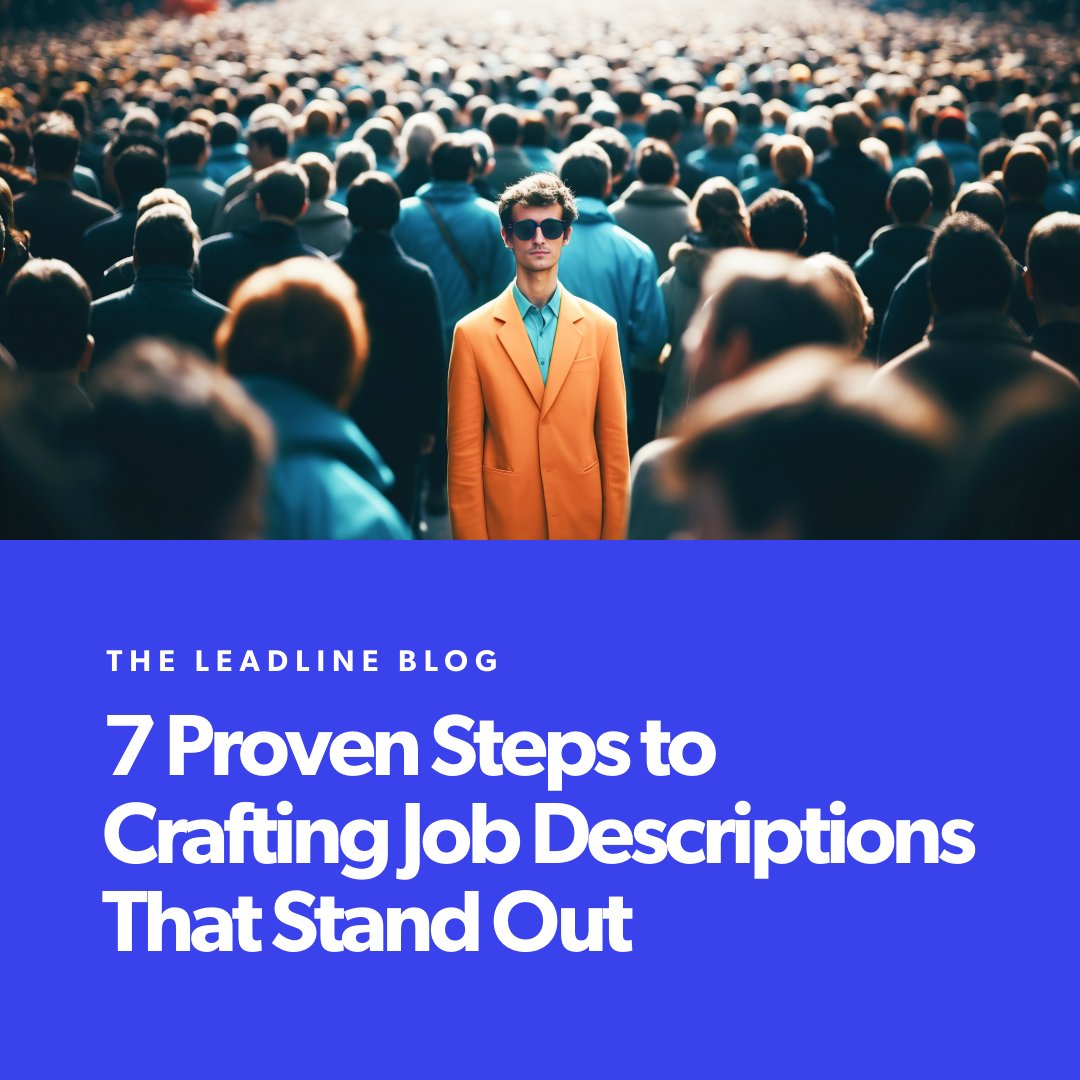 Write job descriptions that attract top talent! 💪 This article explores 7 steps to craft clear, concise descriptions. Highlight your culture & ditch the jargon. 

👉 Read our newest blog post here: hubs.ly/Q02nX1gL0

#jobdescriptions #hiringtips #TalentAcquisition