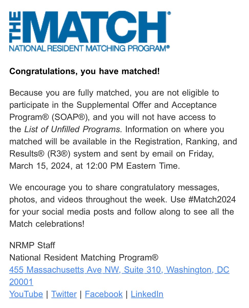 ishitatickoo's tweet photo. So incredibly thankful for each and every person who supported, helped and cheered for my success. To those who didn’t match, you didn’t match YET , your time is coming 🫶🏻#Match2024. @TheNRMP https://t.co/aUri8cDlnq