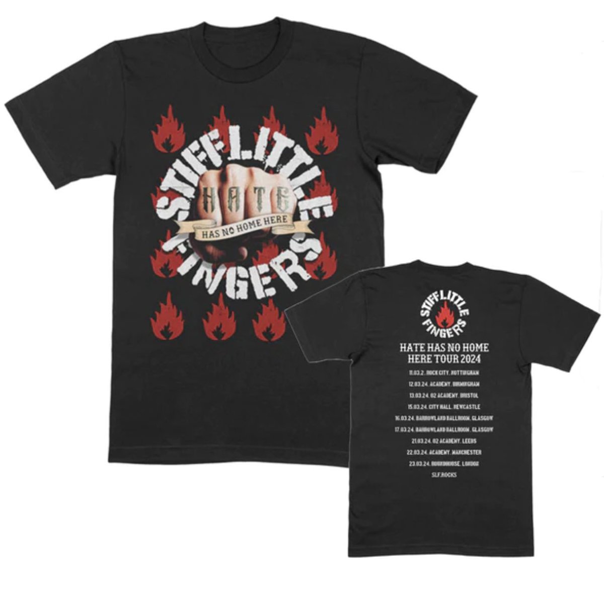 🔥 Here's a sneak peak at our 2024 tour merch! If you can't make it to a show this time around, you can order any of these items on our official online store at SLF.rocks/store 🔥 #punkrock