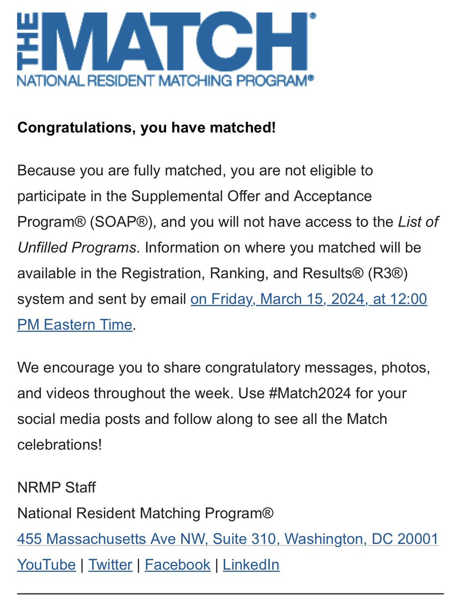 Andrew H. Shute (@andrew_h_shute) on Twitter photo I’m going to be a surgeon!!!
Humbled, honored, and grateful to God, family, friends, mentors, colleagues, and all the patients who motivate and inspire me every single day!
#Match2024 <a href="/TheNRMP/">NRMP®</a> <a href="/Inside_TheMatch/">Inside The Match</a> <a href="/AmCollSurgeons/">American College of Surgeons</a>
*If you did not match and would like some I’m going to be a surgeon!!!
Humbled, honored, and grateful to God, family, friends, mentors, colleagues, and all the patients who motivate and inspire me every single day!
#Match2024 <a href="/TheNRMP/">NRMP®</a> <a href="/Inside_TheMatch/">Inside The Match</a> <a href="/AmCollSurgeons/">American College of Surgeons</a>
*If you did not match and would like some