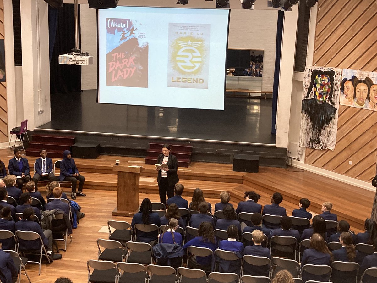 ‘The more you read, the more things you will know. The more that you learn, the more places you will go’: the importance of reading underscored by Ms Arnold (and Dr Seuss) in Year 8 assembly this morning.