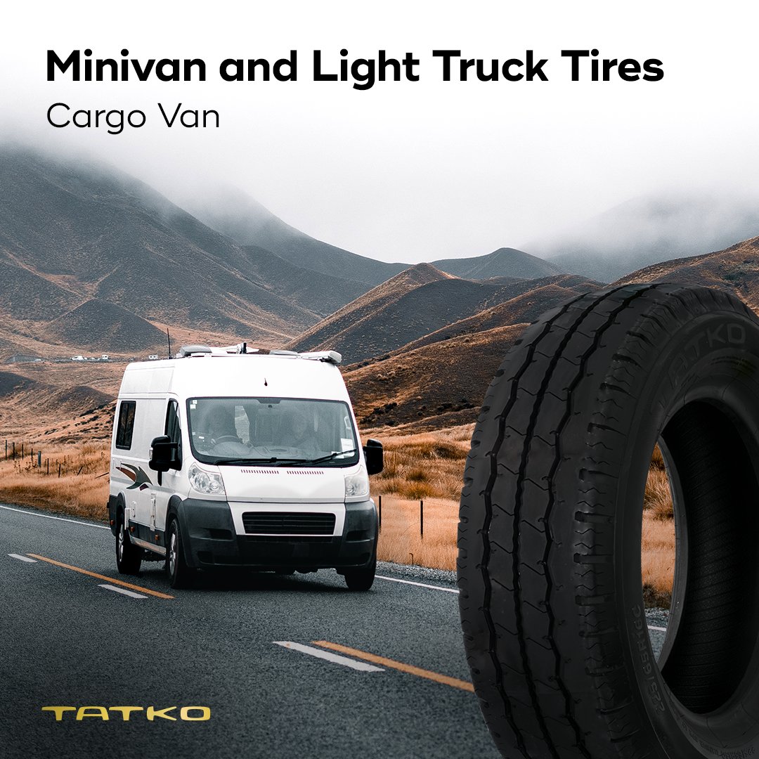 Discover Cargo Van from our PCR Tire Family!

Shorter Braking Distance on Muddy and Wet Roads.

Please find out the product details and the whole PCR tire range in our catalog below! tatkolastik.com/pdf/tatko-pcr-…

#Tatko #TatkoTires #Industrial #Tractor #OffTheRoad #Car #Lighttruck