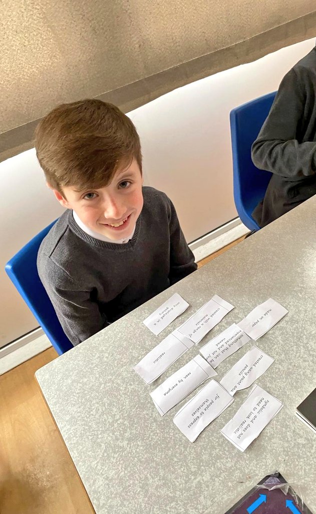 Year6TSP's tweet image. We used our #TSPThinking Diamond 9 model at the start of our #TSPArt lesson to consider &quot;What is Art?&quot; It generated some good discussions! 👨‍🎨🎭🖼🗿