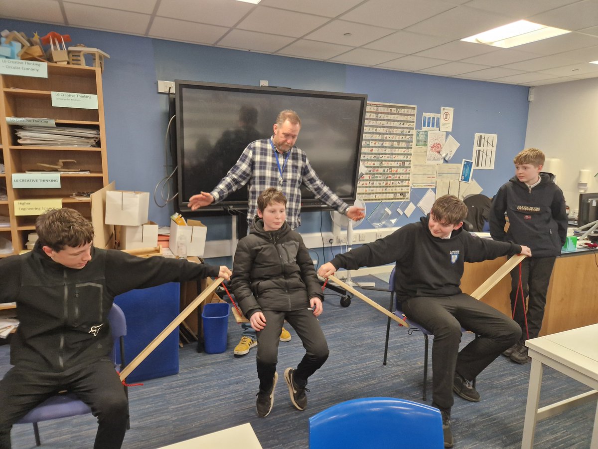Blairgowrie High School Design And Technology (@bhsdesign_tech) on Twitter photo As part of a unit of work on Structures focussing on bridges, our S3 Engineers used themselves to demonstrate the cantilever principles of the Forth Bridge. <a href="/BlairgowrieHS/">Blairgowrie HS</a> As part of a unit of work on Structures focussing on bridges, our S3 Engineers used themselves to demonstrate the cantilever principles of the Forth Bridge. <a href="/BlairgowrieHS/">Blairgowrie HS</a>