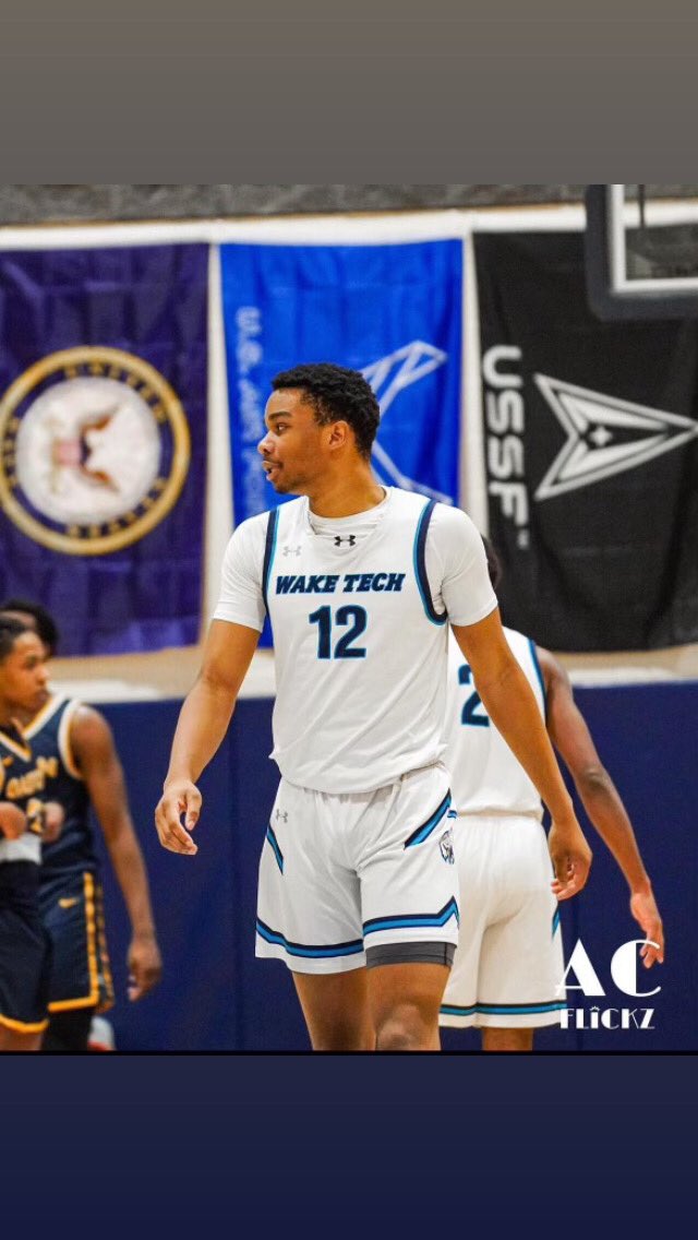 EvanderG's tweet photo. In its 🥇 year as a D1 JUCO,  @WakeTechMBB ends season with upset win over Nationally Regarded @CaldwellCobras to secure 3rd Seed for Conference Tournament.  @trentengerald and Team Congratulations - Now go Shock the World! https://t.co/XgHTsZsPE4