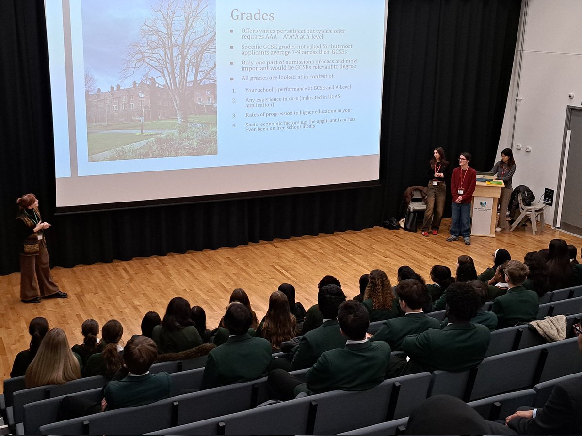 Oxford University are on the road visiting schools and they are here today at TGSB ! They are doing a presentation to our Year 10 and 6th Form students across both schools who are considering 
going to Oxford. <a href="/SomervilleOx/">Somerville College</a>