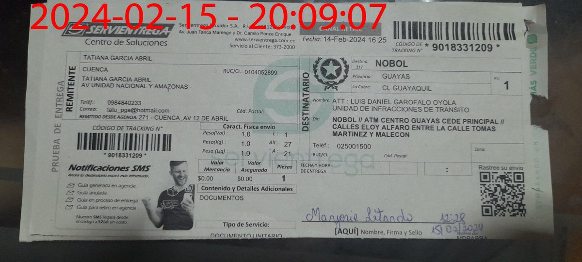 tatugarciaa's tweet photo. @ATMCentroGuayas más de un mes y no hay respuesta, contesten los teléfonos o brinden los medios correspondientes para los trámites de los que no residimos en Nobol https://t.co/vCtGOC1MDp