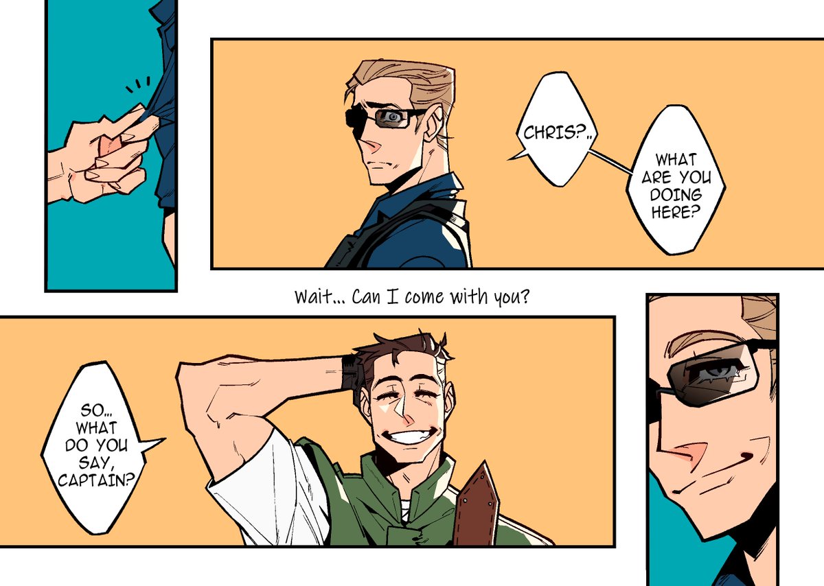 japyjazz's tweet photo. Wait... Can I come with you?

#RE #ResidentEvil #ChrisRedfield #AlbertWesker #chrisker https://t.co/hVXtLiB5g3