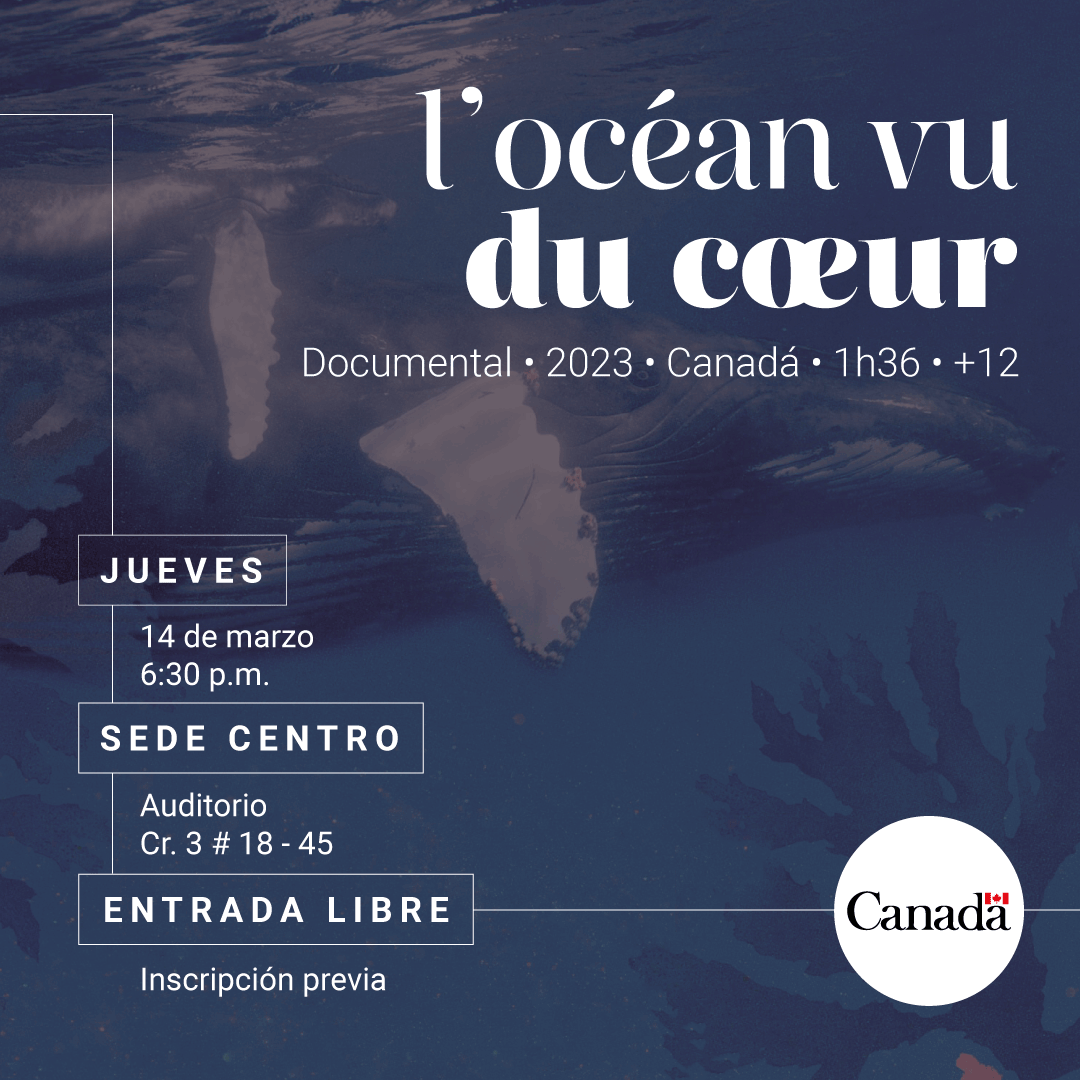 Ven y celebra el mes de la #Francofonía con L'océan vu du cœur, un documental sobre nuestros océanos🌊 y su fenomenal capacidad de regeneración.

⏰Jueves 14 de marzo-6:30 p.m.
📍<a href="/AFBogota/">Alianza Francesa</a> Sede Centro
Entrada libre, previo registro👉t.ly/2sZaO

#FrancofoníaEnColombia