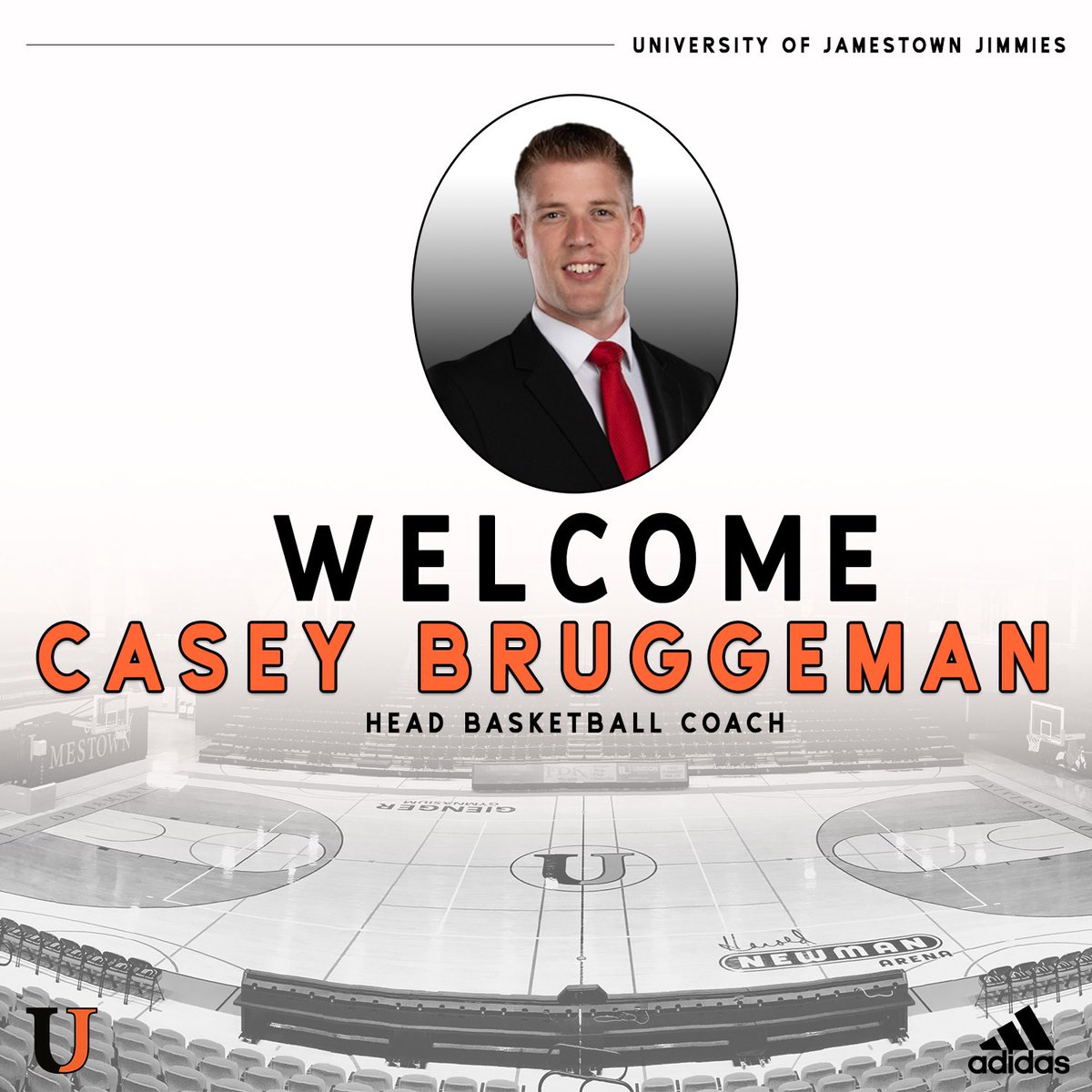Excited to welcome Casey Bruggeman as the new Head Coach of the University of Jamestown! Full release: jimmiepride.com/x/5y0mz #JimmiePride