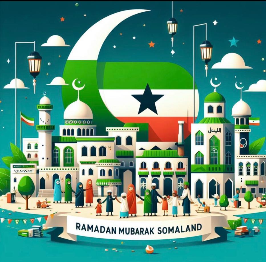 FOSLand0923's tweet image. As we embark on this journey of fasting &amp;amp; reflection, May ALLAH shower his blessings upon you &amp;amp; your family and may ALLAH protect our beloved country of Somaliland.
Ramadhaan Mubaarak #FOSL