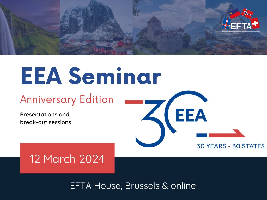 📢Watch the EEA Seminar LIVE from 9.30 CET.📢 👩‍💻 Livestream teams.microsoft.com/dl/launcher/la… 🌐Programme efta.int/Seminar-Europe…