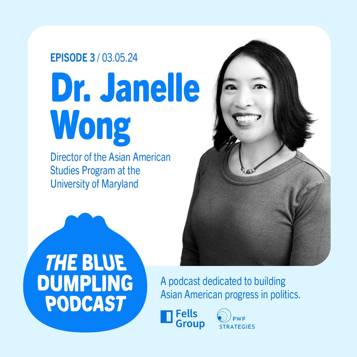 🎙 #ICYMI: Hear from Dr. Janelle Wong, @aapidata Senior Researcher, as she dives into major trends in policy issues & voting behavior of Asian Americans. ➡Stream this new edition of The Blue Dumpling Podcast: thebluedumplingpodcast.com/episode/dr-jan… #AAPIPolitics #DataLove #AsianAmericanVoices