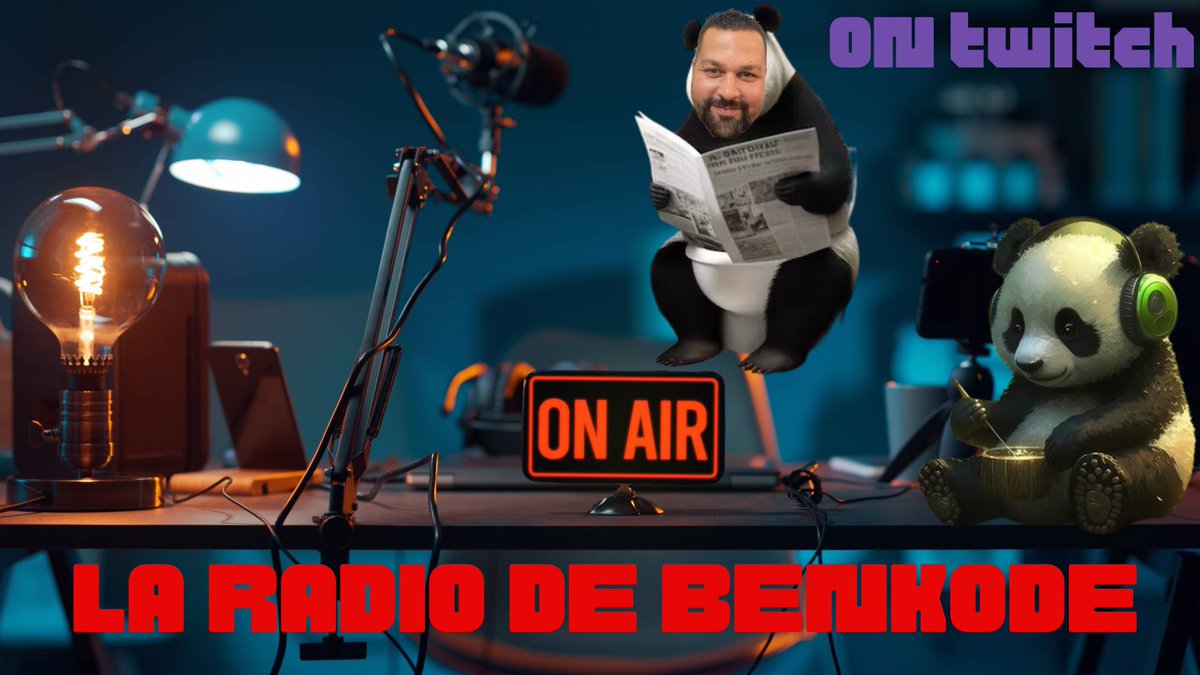 Yo la Ricainerie !🇺🇸😍
Très heureux de vous annoncer ma nouvelle émission "LA RADIO DE BENKODE" ! 
La première sera pour demain à 18h sur Twitch ! 
Venez nombreux la famille ! Des surprises, du fun, des jeux avec le tchat, bref du bonheur Quoi ! 
Love sur nous les Ricaiiiiiiiiins