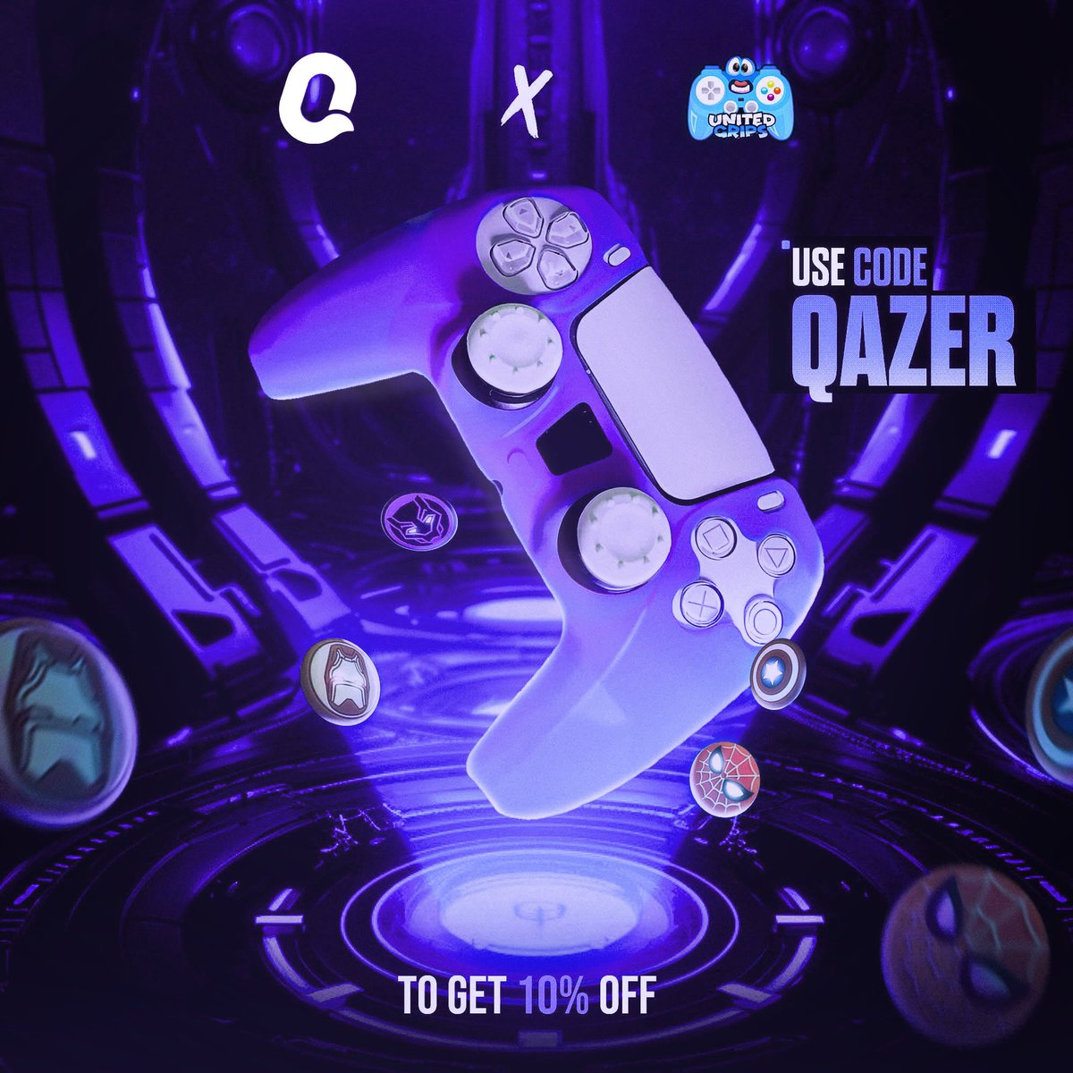 unitedgrips's tweet photo. @teamqazer this graphic is 🔥 🩵💜
Use code Qazer https://t.co/pqQvUo2vRa