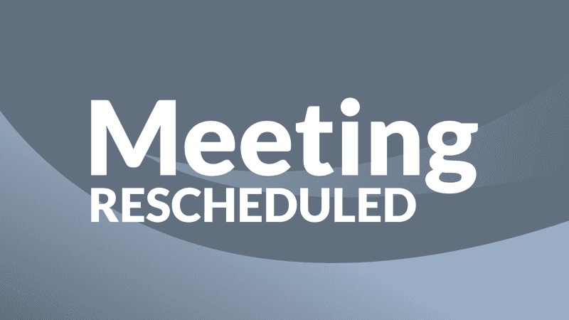 The Rantoul Board Meeting - originally scheduled for Tuesday, March 12th - has been RESCHEDULED for this Thursday, March 14th at 6pm. The Board Meeting Agenda can be found on our website at myrantoul.com/697/Board-Room