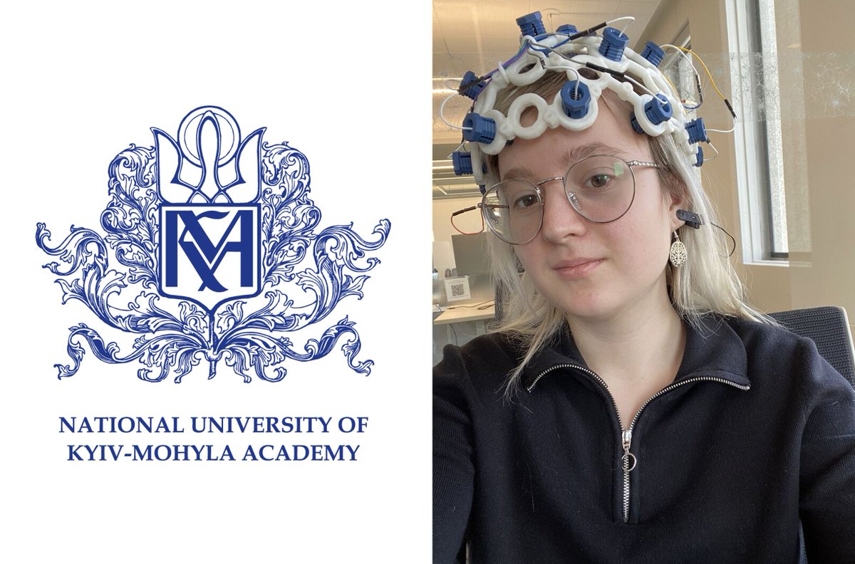Excited to welcome one of our newest lab members Sofiia Yeremeieva (@connexona) from @NaUKMA in #Ukraine. Sofiia will be joining our brain-machine interfaces team for the summer - Welcome! 🧠🦾

@UofT @UofTEngineering @UofTCompSci @UHN @KITE_UHN @TorontoRehab @CRANIA_Toronto