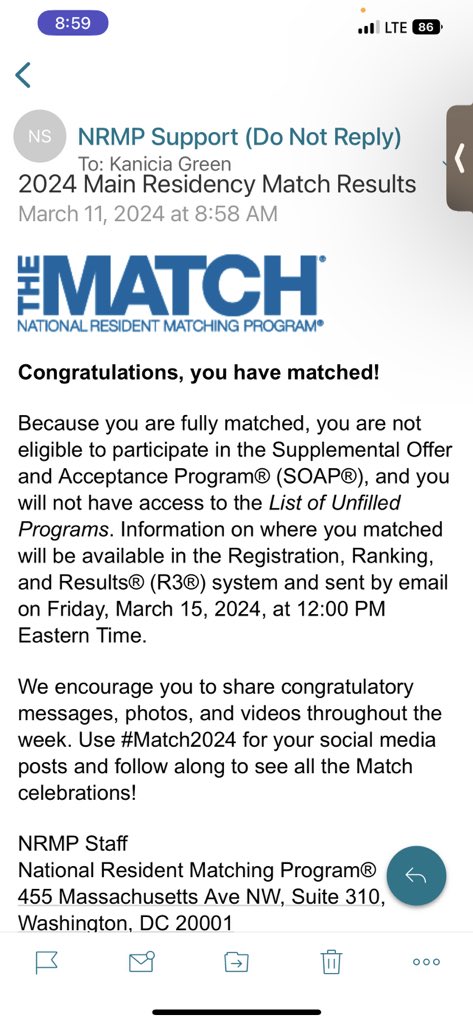 AHHHH, IM GONNA BE SOMEBODYS OBGYN!!!! #Match2024