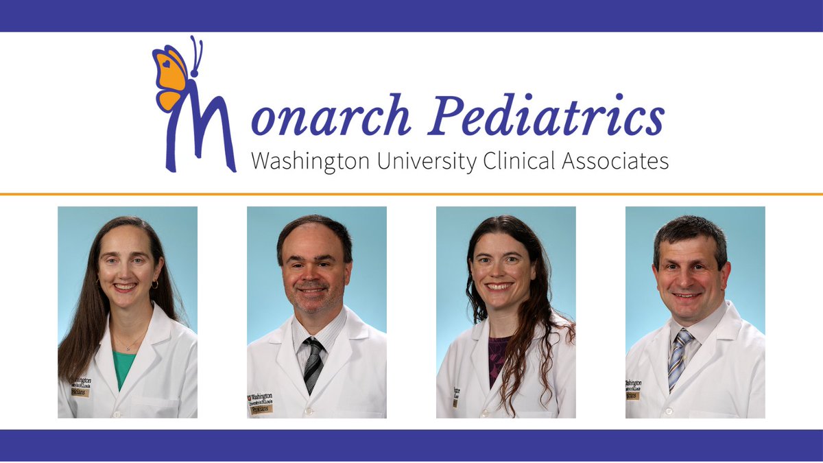 We are very pleased to welcome Monarch Pediatrics in Creve Coeur as the newest pediatric practice to join Washington University Clinical Associates (WUCA). They provide primary care for children from 0 to 21 years and are accepting new patients: physicians.wustl.edu/specialties/pe…