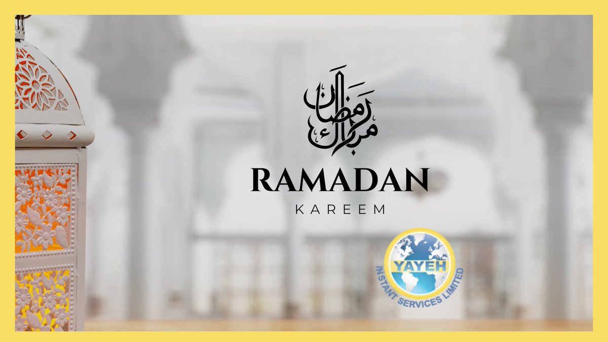 🌙✨ Ramadan Mubarak! 🌙✨ As the holy month begins, Yayeh Money Transfer Services sends warm wishes for a blessed and joyful Ramadan. May your prayers be answered, and your days be filled with peace. Stay connected with your loved ones through.#YayehMoneyTransfer #RamadanKareem