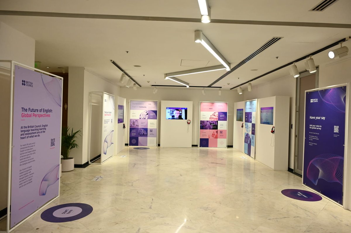 inBritish's tweet image. We launched the #FutureOfEnglish  exhibition at our New Delhi Cultural Centre with key stakeholders and experts discussing the evolving role of English and perspectives on #multilingual education in India.

#EnglishProgrammes