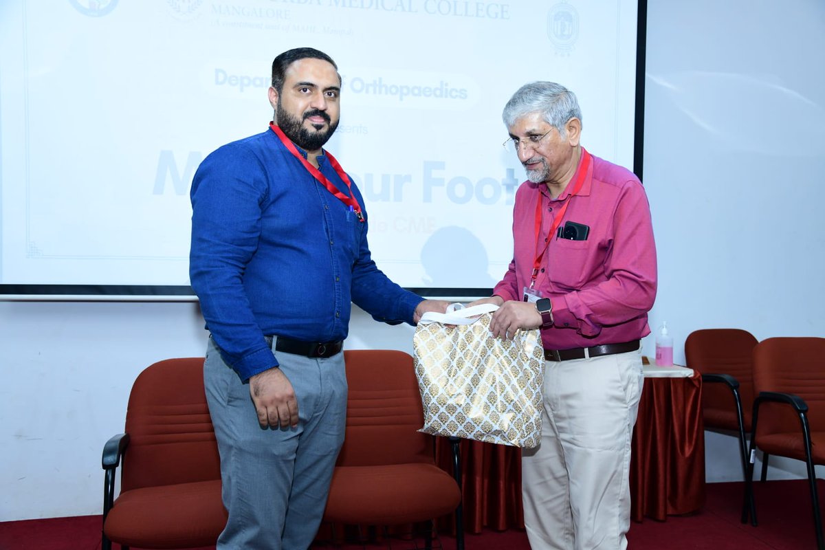 KmcMangOrtho's tweet image. An enlightening experience, a wonderful opportunity learning from the stalwarts of the field of foot and ankle surgery.
Delegates enjoyed interacting and learning in the saw bone hands on workshop!!🦴
#Mindyourfoot #orthocme 
#enthralled
@MAHE_Manipal @KMC_Mangalore
